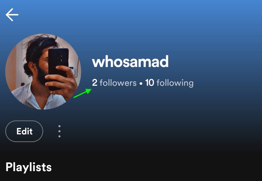 followers on spotify profile