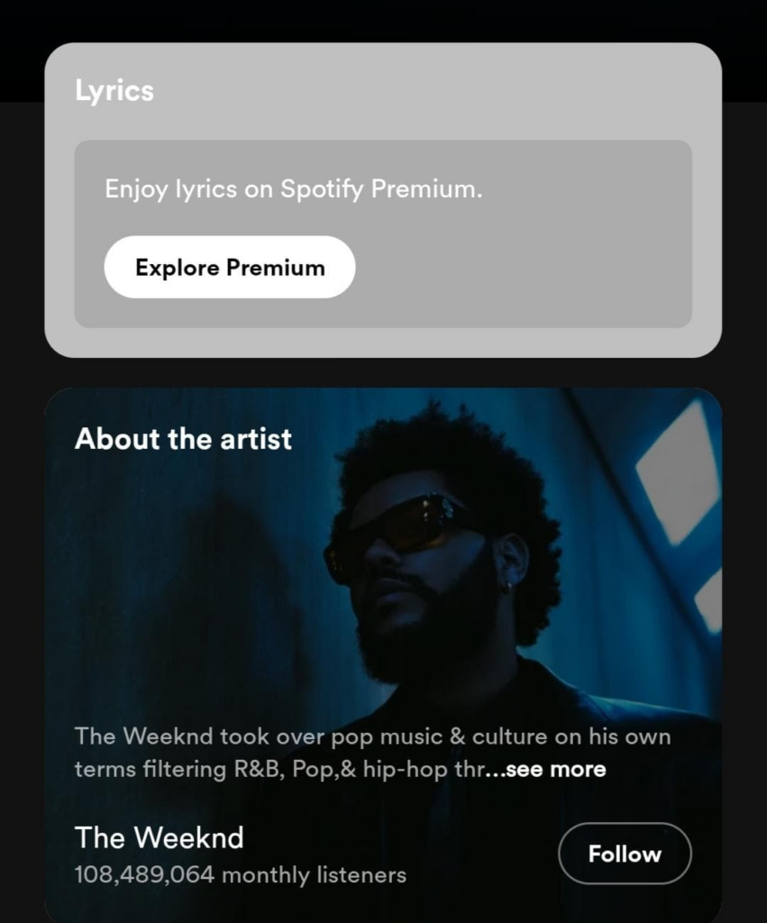 spotify only for premium 