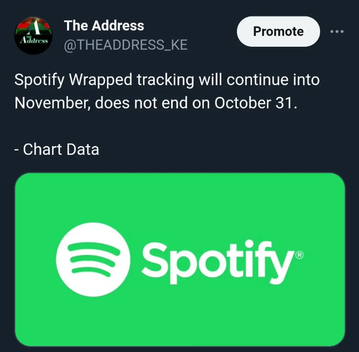 When does Spotify Wrapped Stop Tracking?