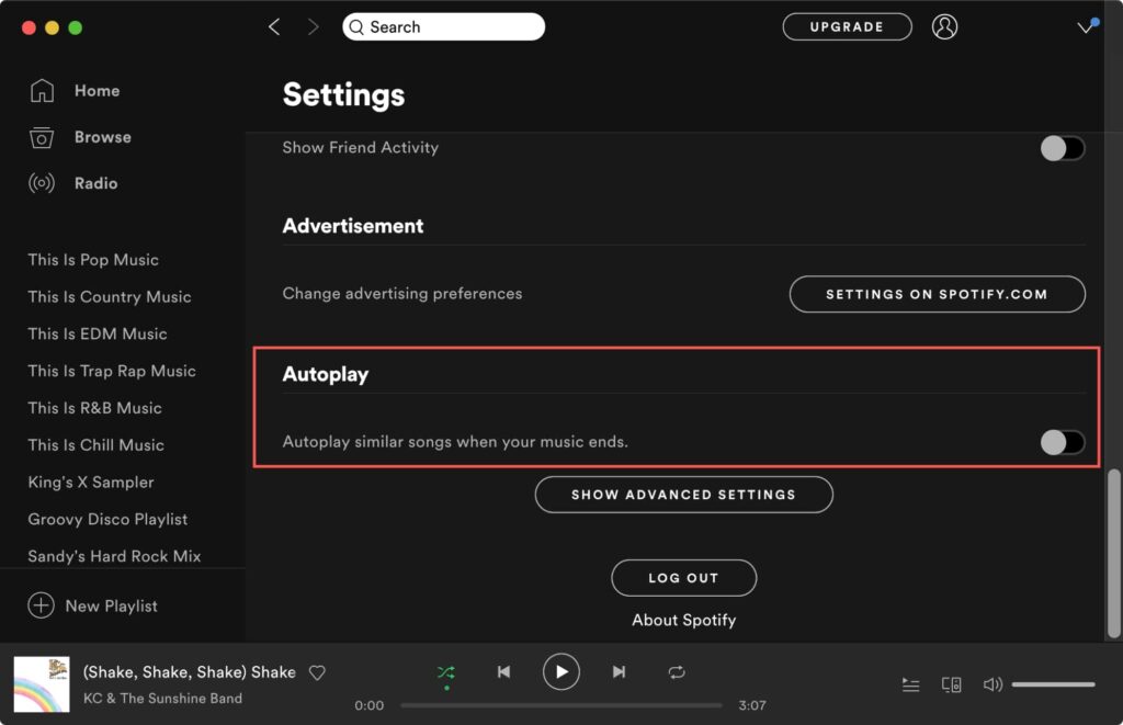 spotify autoplay feature 