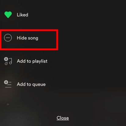 How to Unhide a Song on Spotify?
