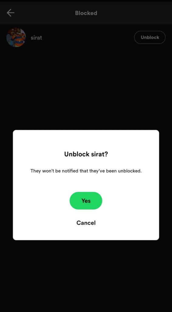 unblock on spotify 