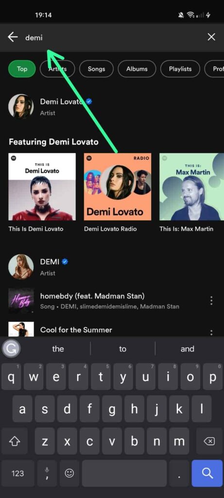 Unblock Artists on Spotify