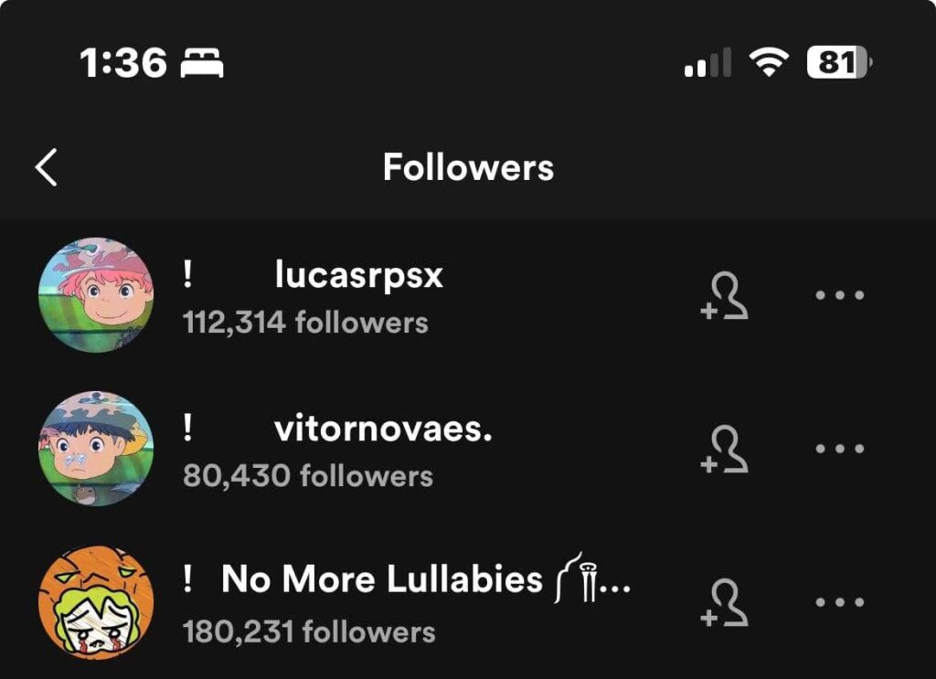 spotify followers 