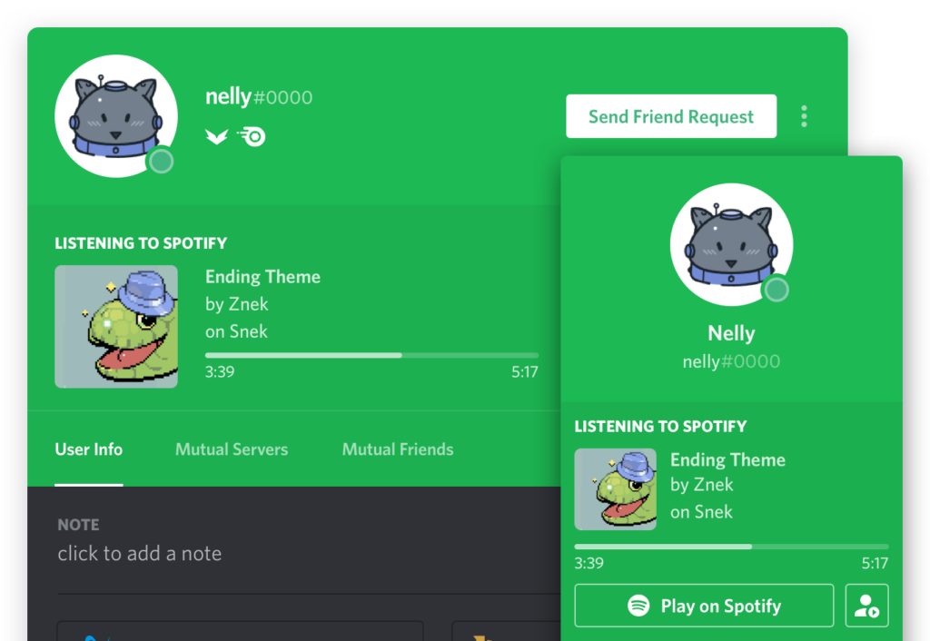 how to connect spotify to discord on mobile