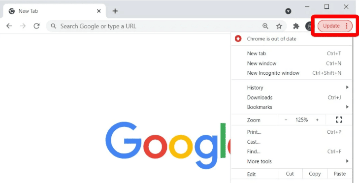 For updating Chrome