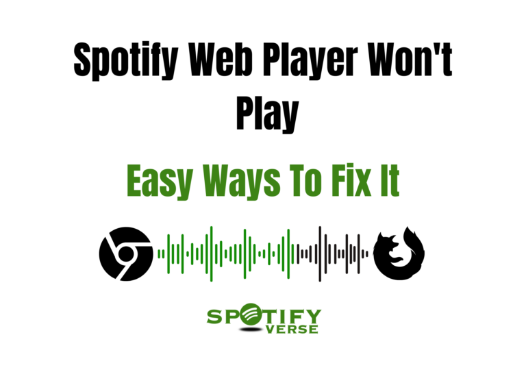 Spotify Web Player Won't Play
