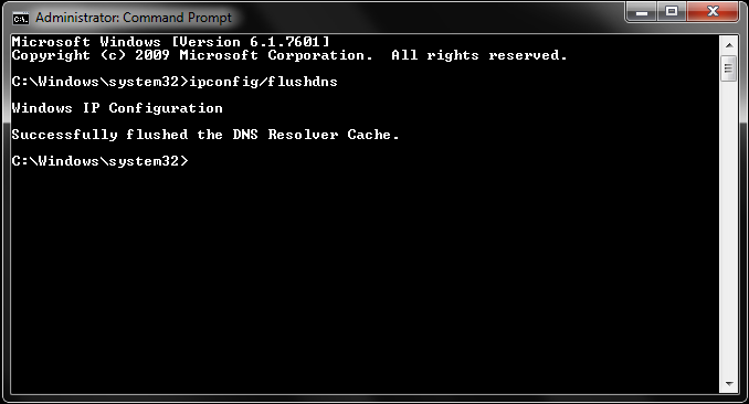 Flush DNS Cache